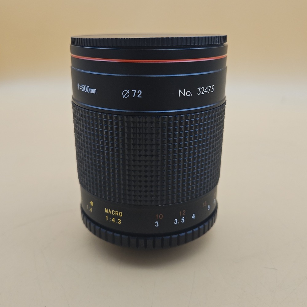 Bower Mirror Lens F=500mm MC 1:8.0 32475 W/ Lens Caps - Picture 4 of 7
